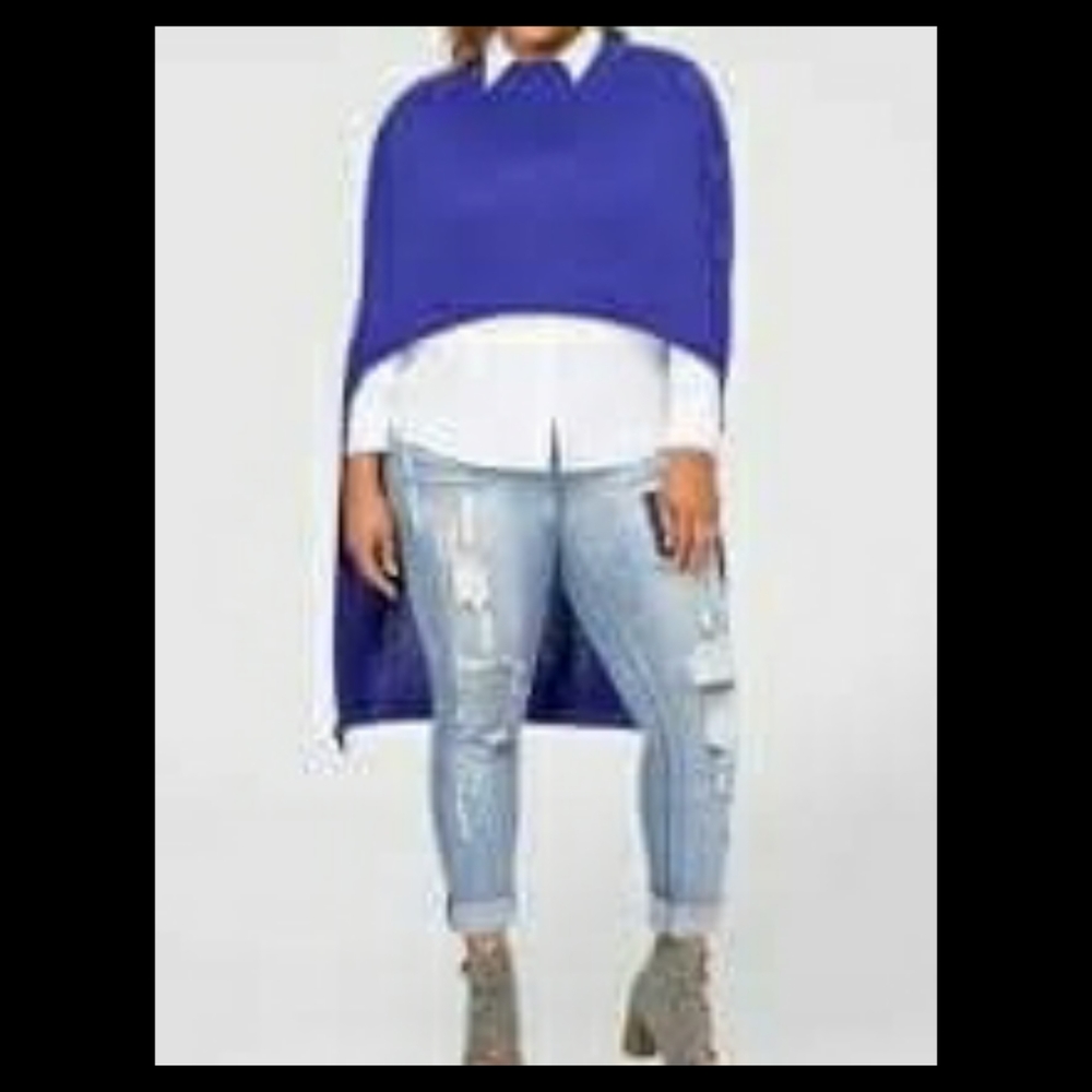Ashley Stewart Cape Sweater
